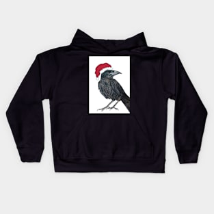 Christmas Crow Kids Hoodie